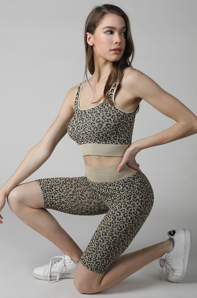 Leopard Bra Top