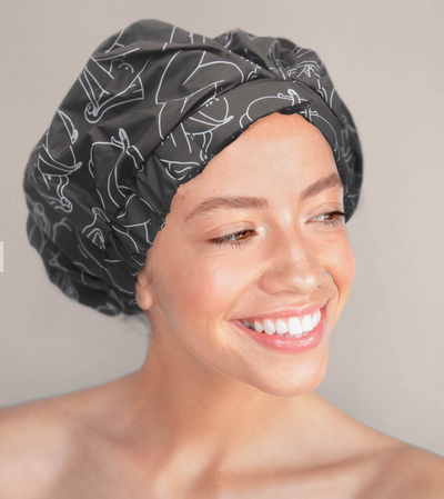 Luxe Shower Cap - Nude Body Positivity Figure Drawing