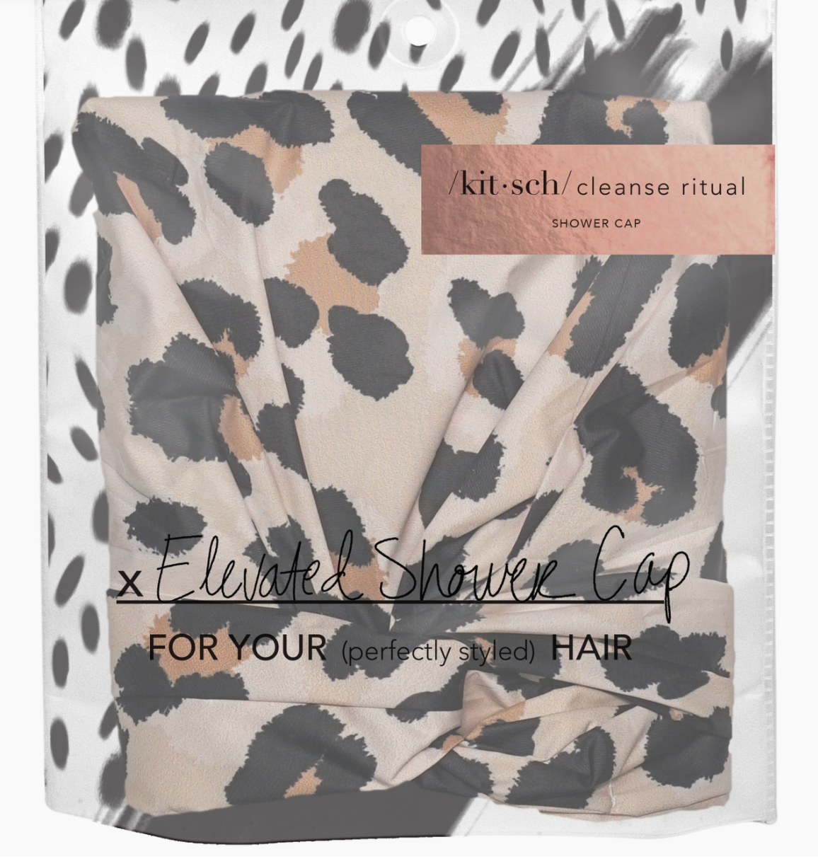 Luxe Shower Cap - Leopard