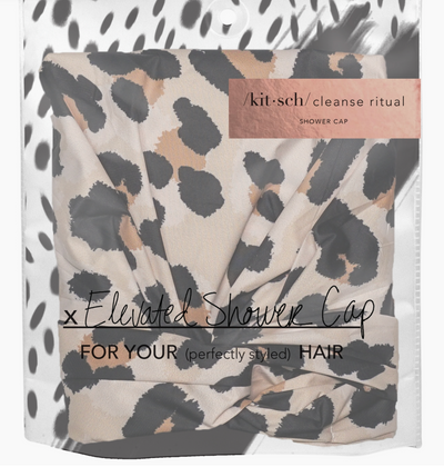 Luxe Shower Cap - Leopard