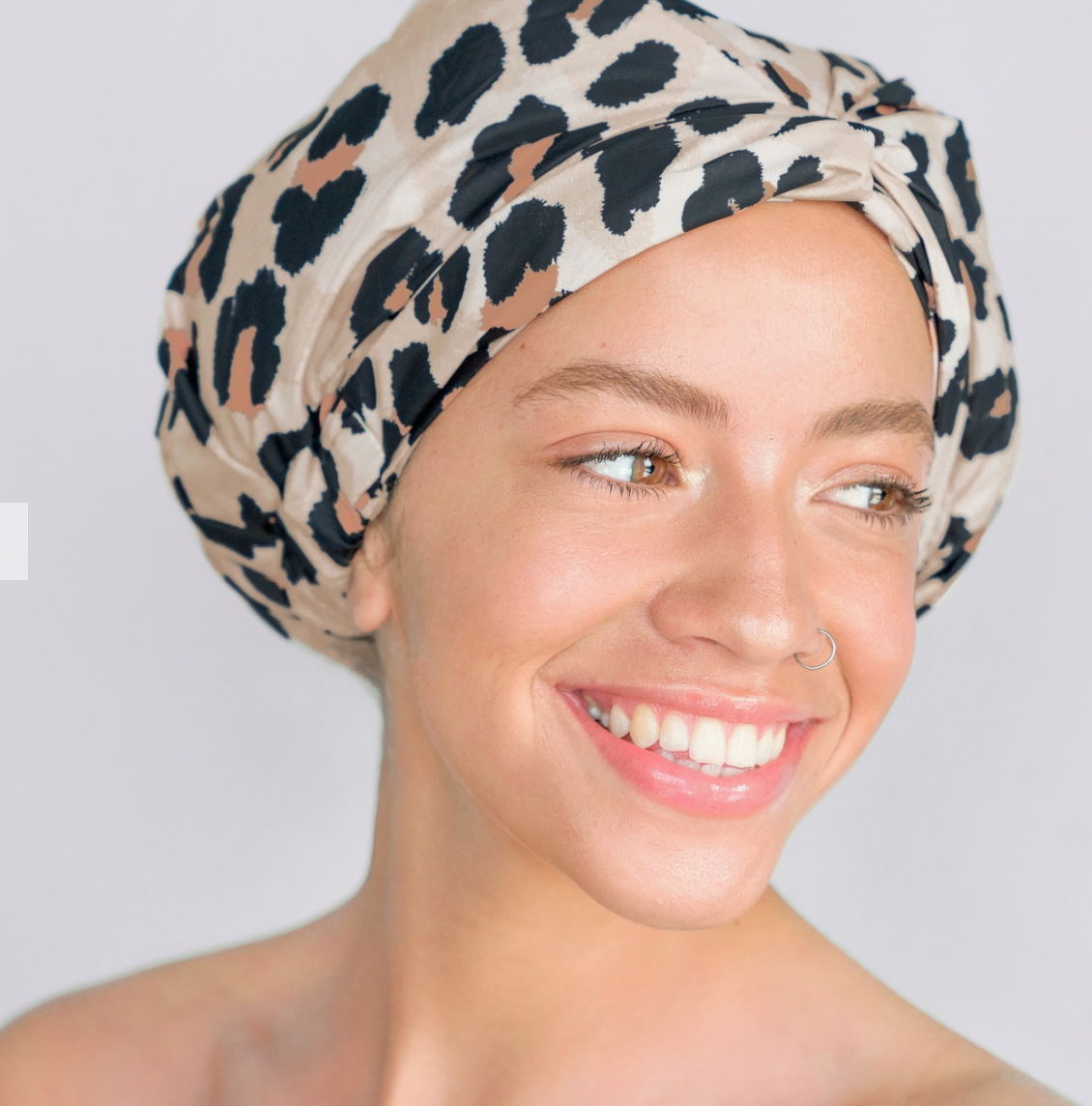Luxe Shower Cap - Leopard