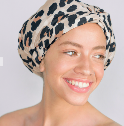 Luxe Shower Cap - Leopard