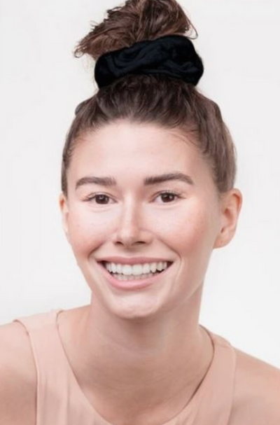 Eco-Friendly Towel Scrunchies - Black
