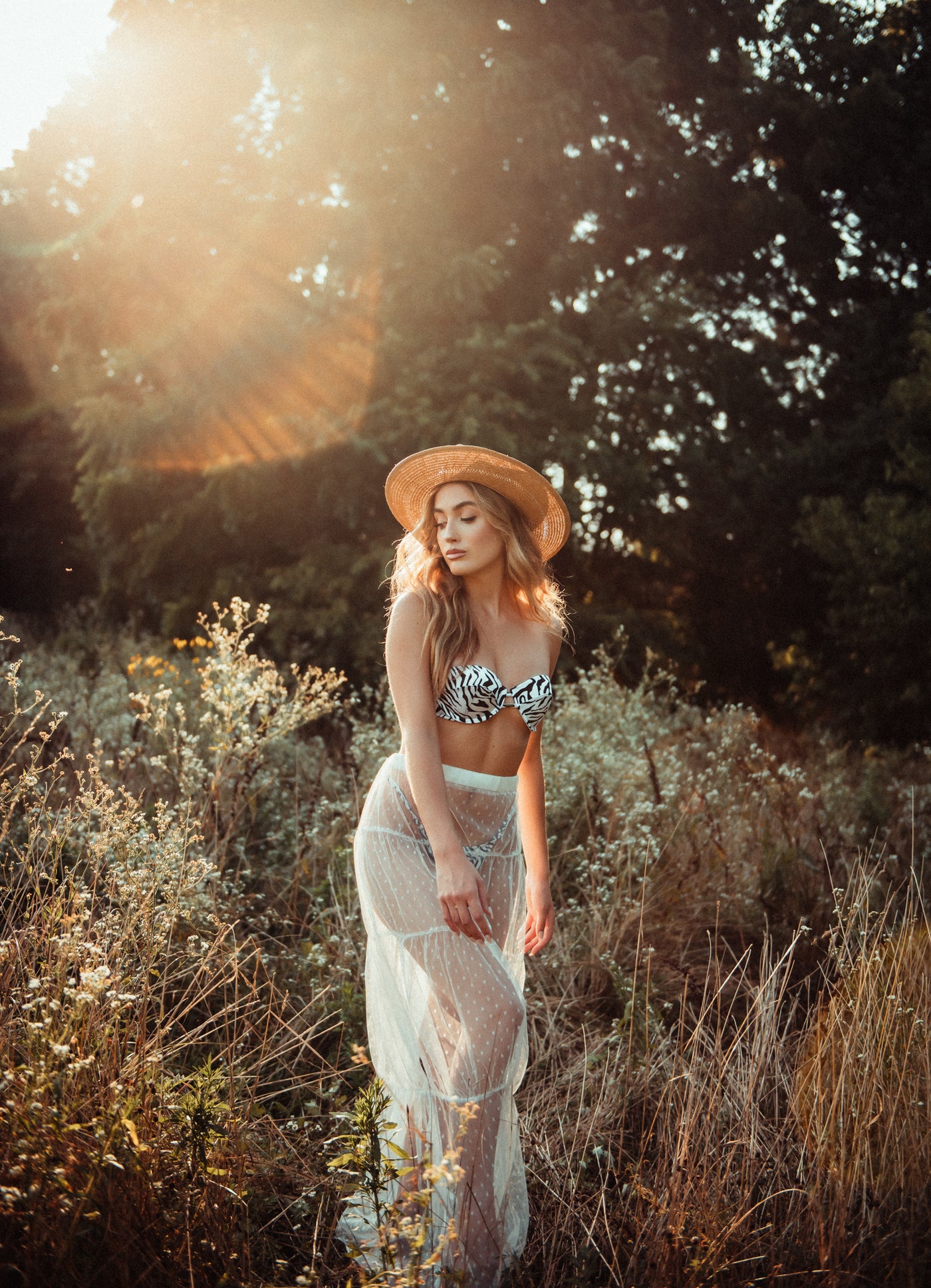 Swiss Dot Tulle Skirt
