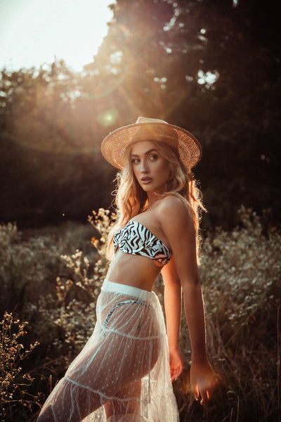 Swiss Dot Tulle Skirt